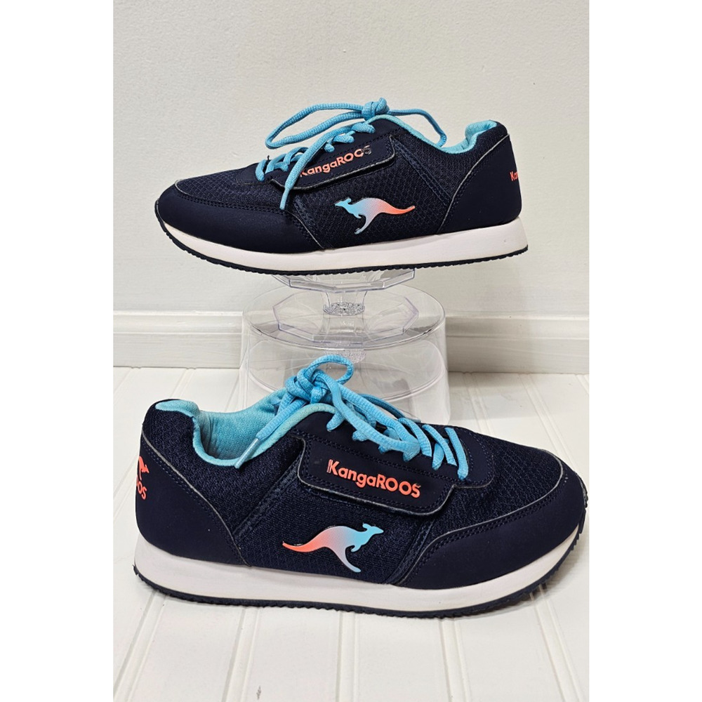 KangaROOS Pocketpass Jogger navy blue women' retro running shoes 164229 size 6.5